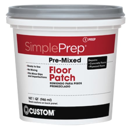 Simpleprep Custom Building Products SimplePrep Ready to Use Gray Patch 1 qt FPQT